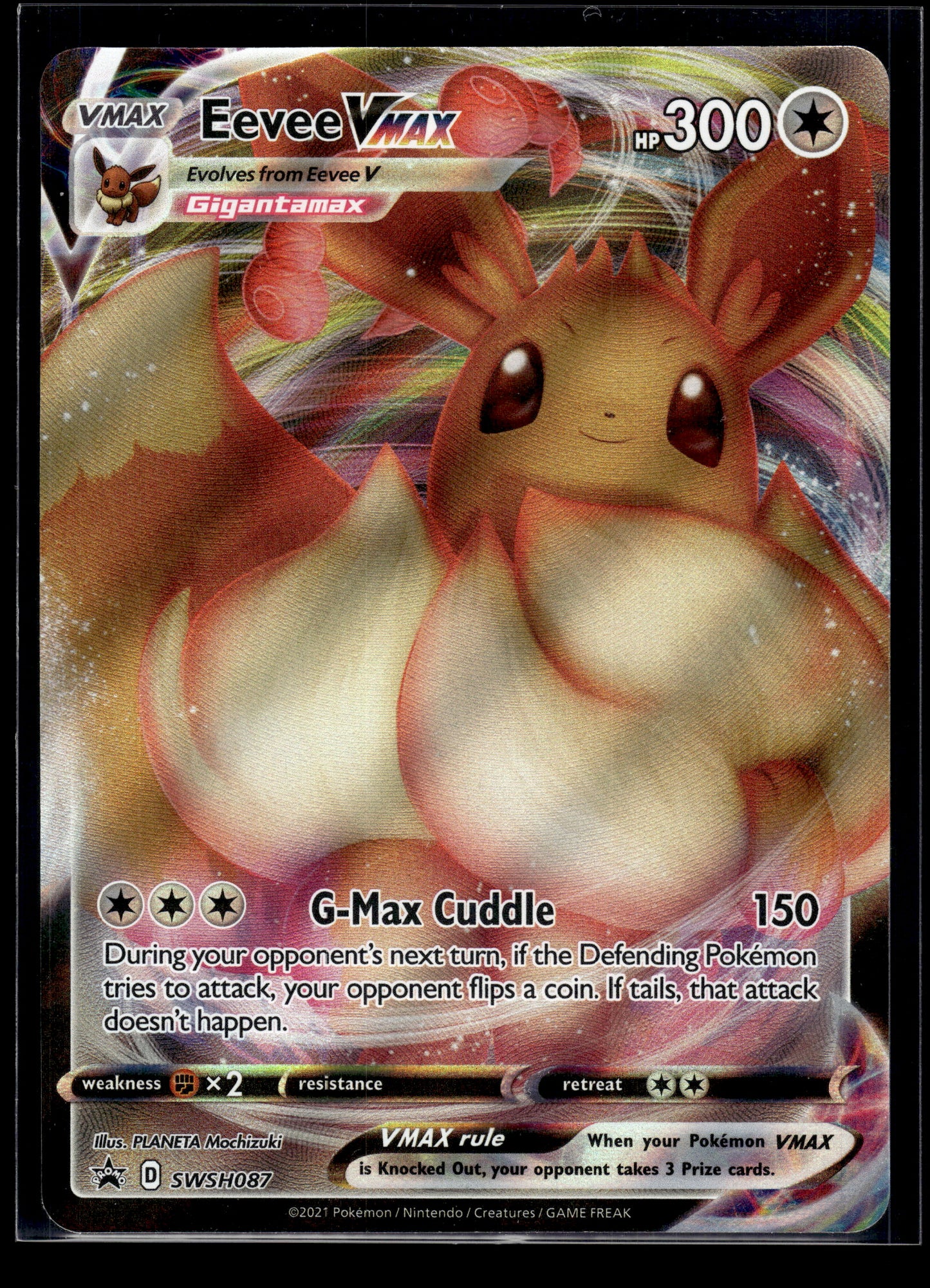 Eevee VMAX #SWSH087 Sword & Shield Promo Cards LP