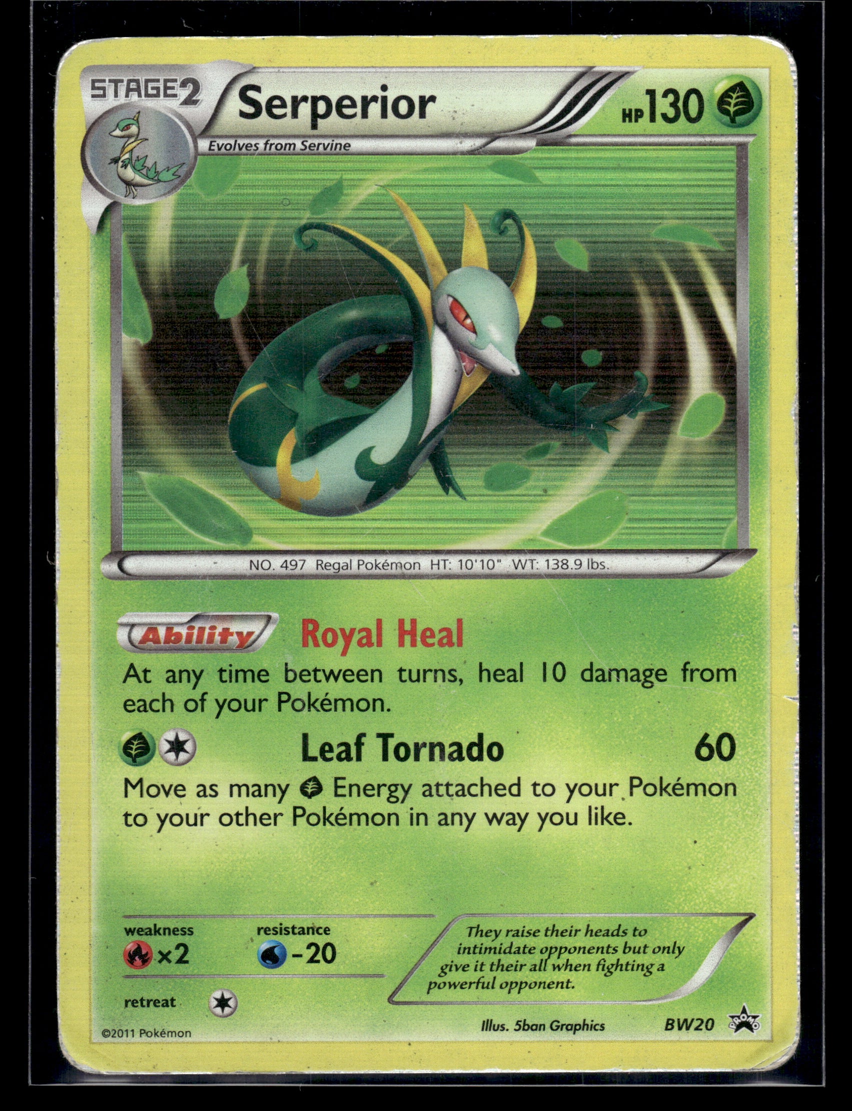 Serperior #BW20 Black and White Promo HP