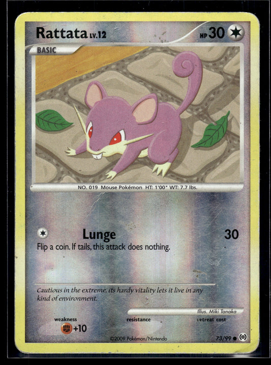 Rattata #73/99 Reverse Holo Arceus HP