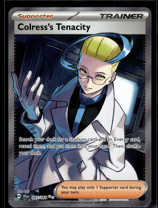 Colress's Tenacity #087/064 Shrouded Fable VLP