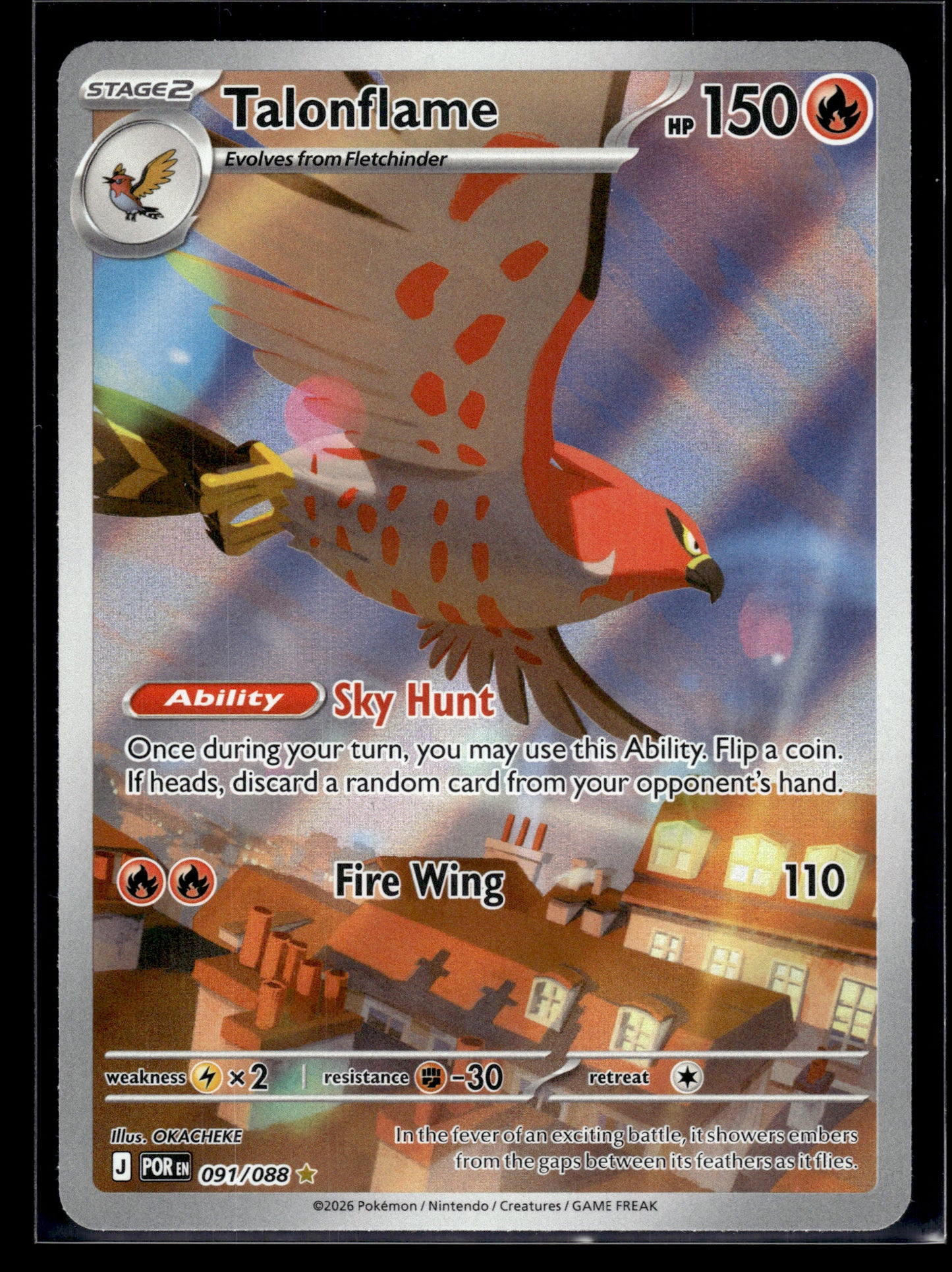 Talonflame #091/088 Perfect Order VLP