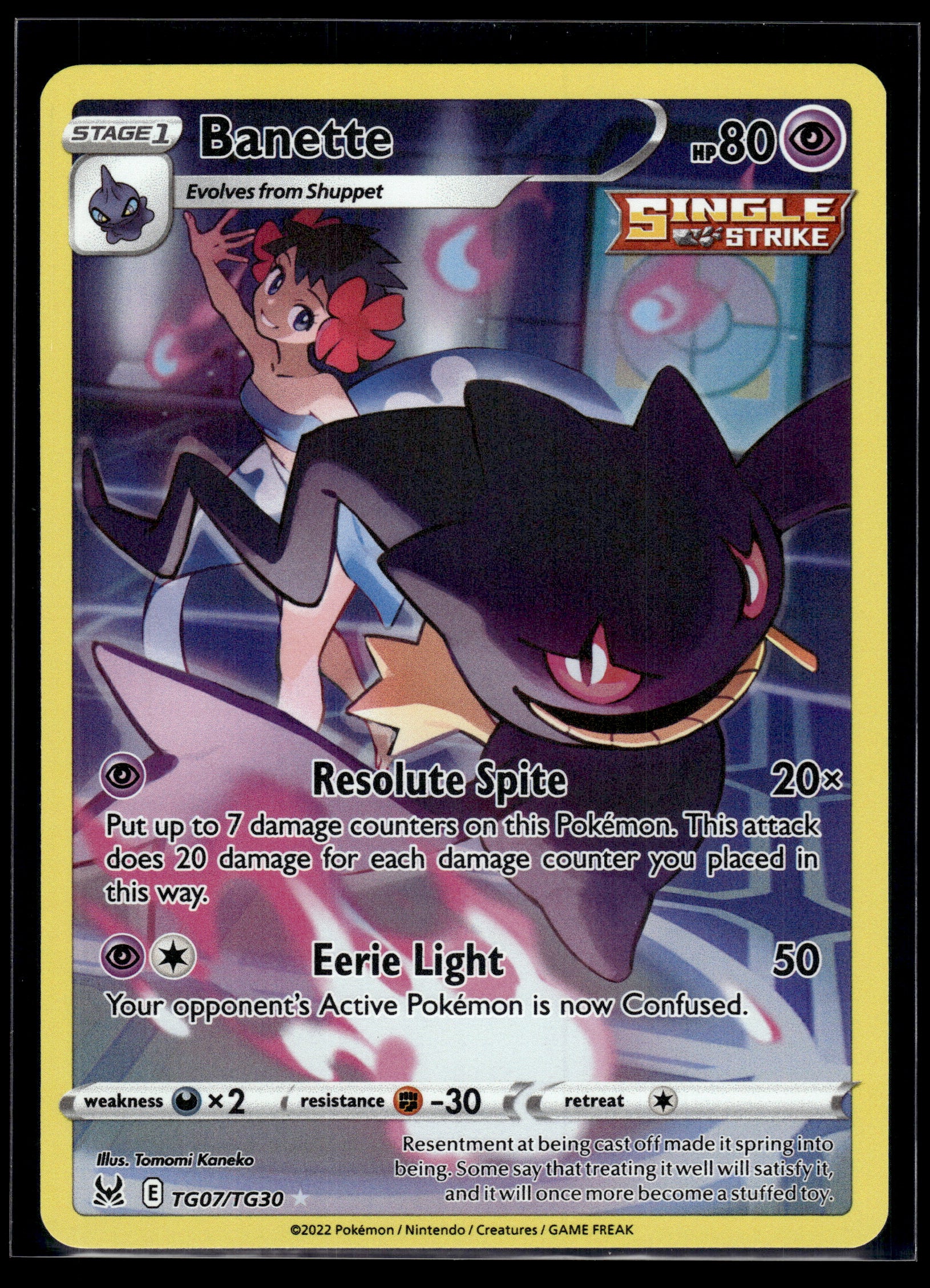 Banette #TG07/TG30 Lost Origin Trainer Gallery VLP