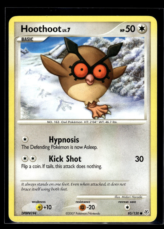 Hoothoot #85/130 Diamond and Pearl MP