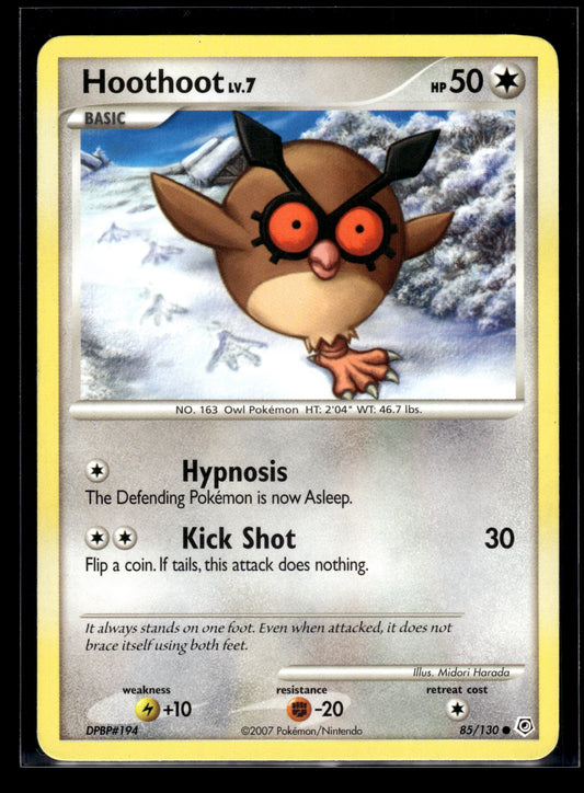 Hoothoot #85/130 Diamond and Pearl LP