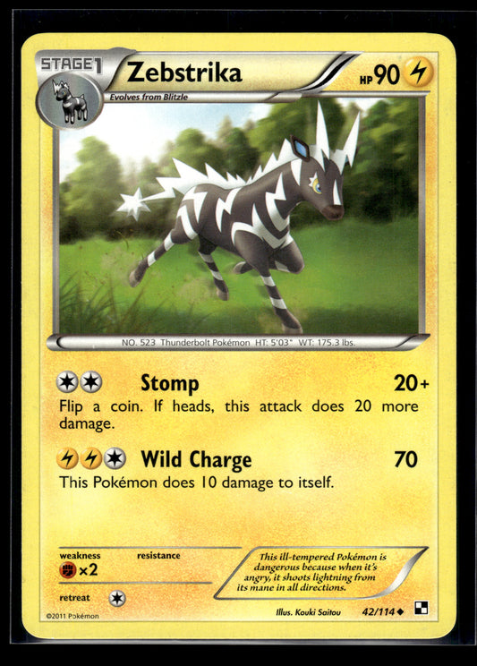 Zebstrika #42/114 Black and White MP