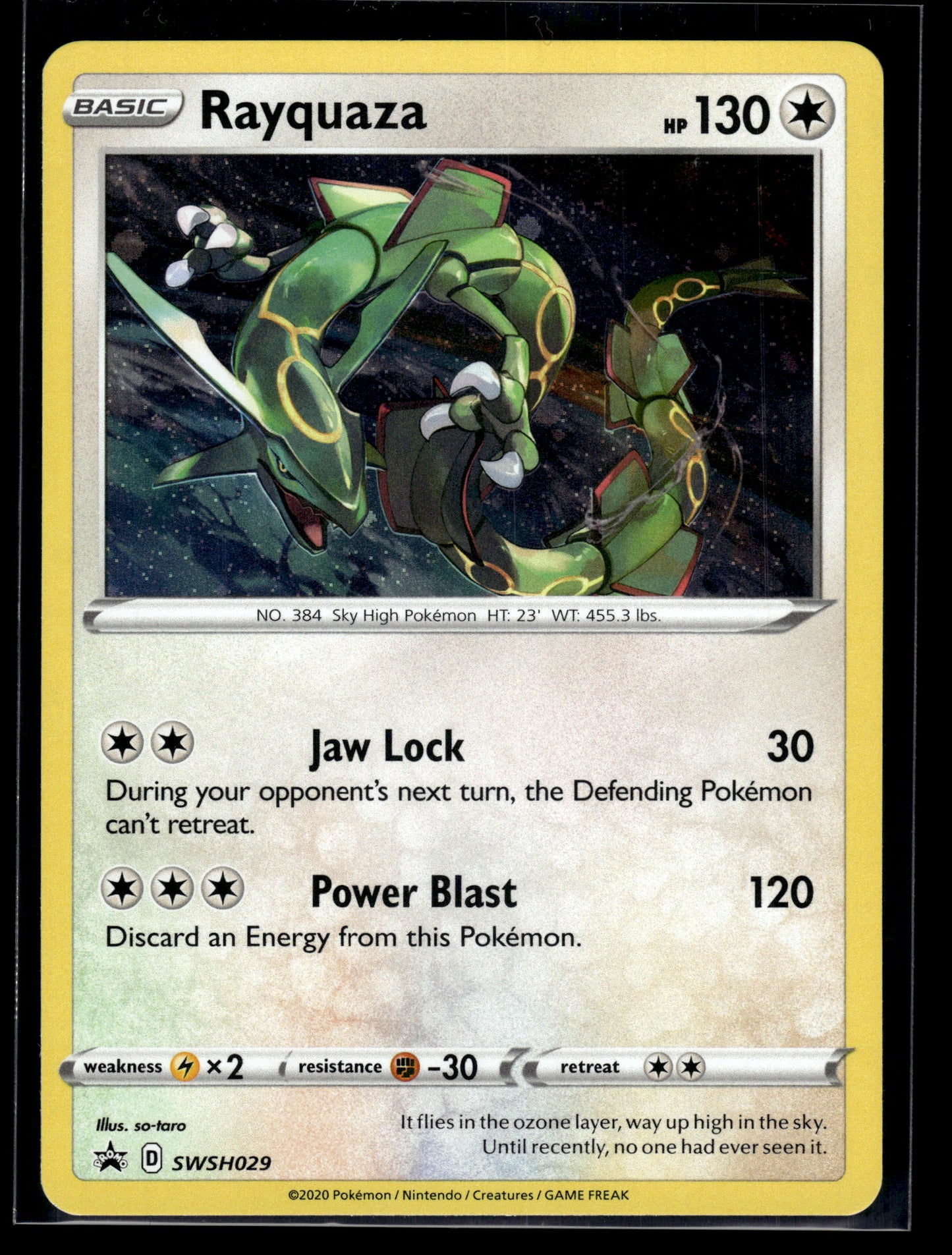 Rayquaza #SWSH029 Sword & Shield Promo Cards NM