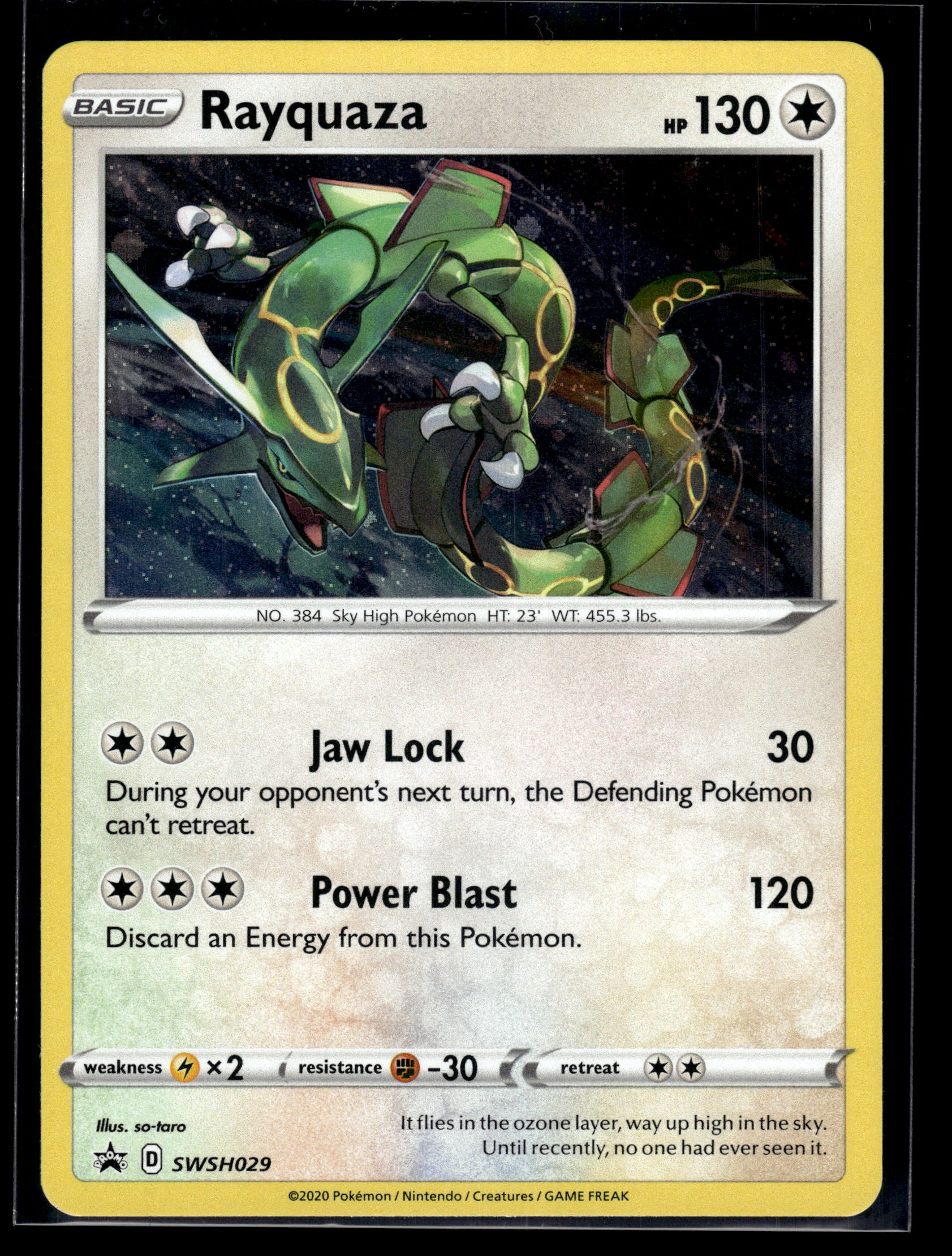Rayquaza #SWSH029 Sword & Shield Promo Cards NM