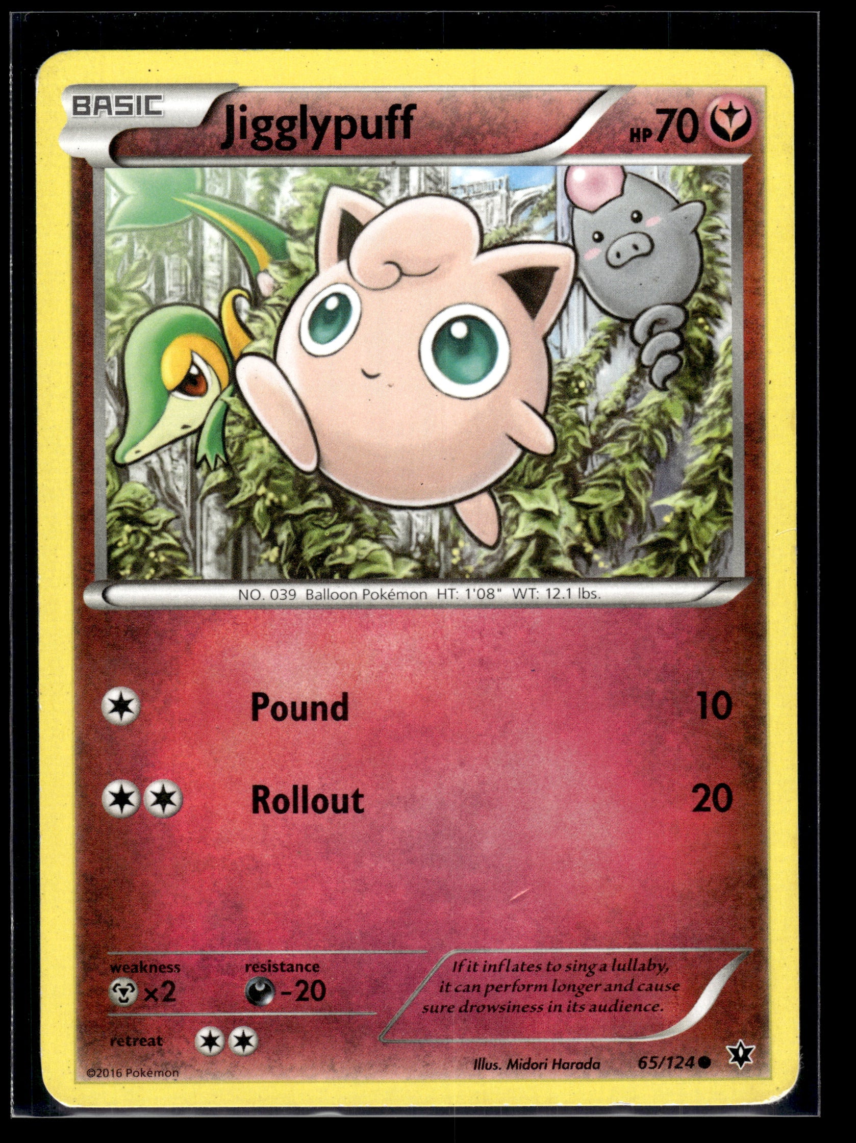 Jigglypuff #65/124 Fates Collide MP