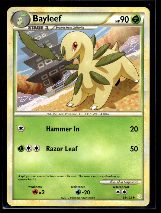 Bayleef #35/123 HeartGold SoulSilver MP