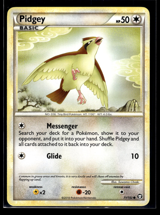 Pidgey #71/102 Triumphant MP