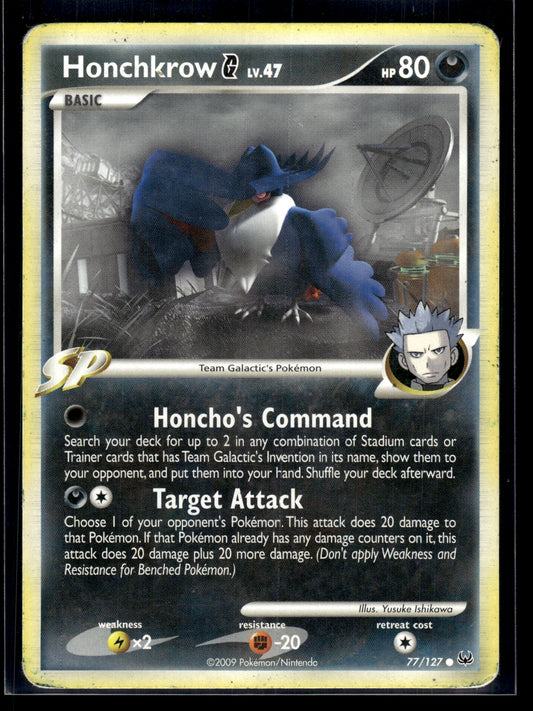 Honchkrow G #77/127 Platinum HP