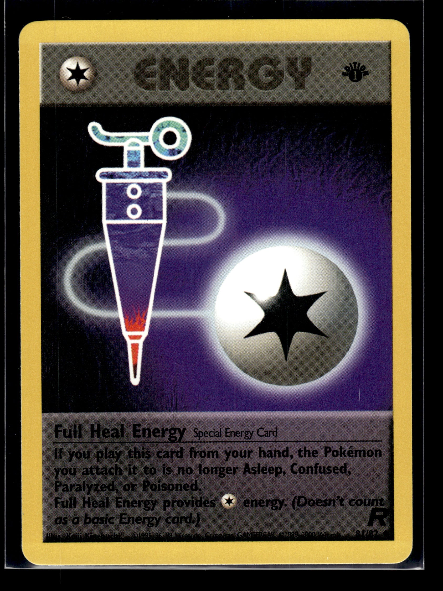 Full Heal Energy #81/82 1st Edition Team Rocket LP
