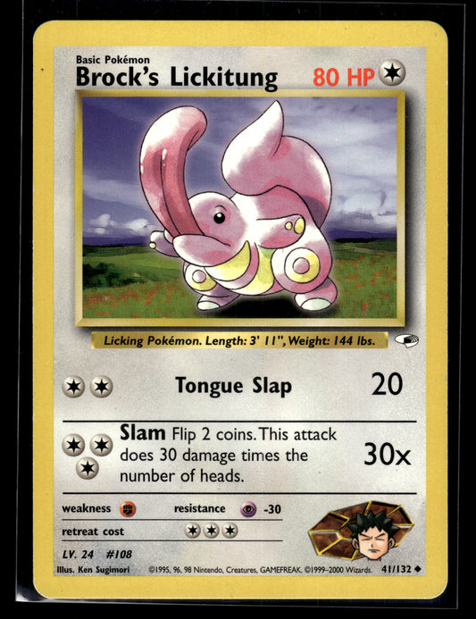 Brock's Lickitung #041/132 Gym Heroes MP