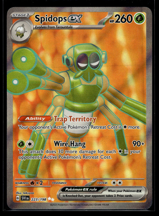 Spidops ex #223/198 Scarlet & Violet Base Set LP