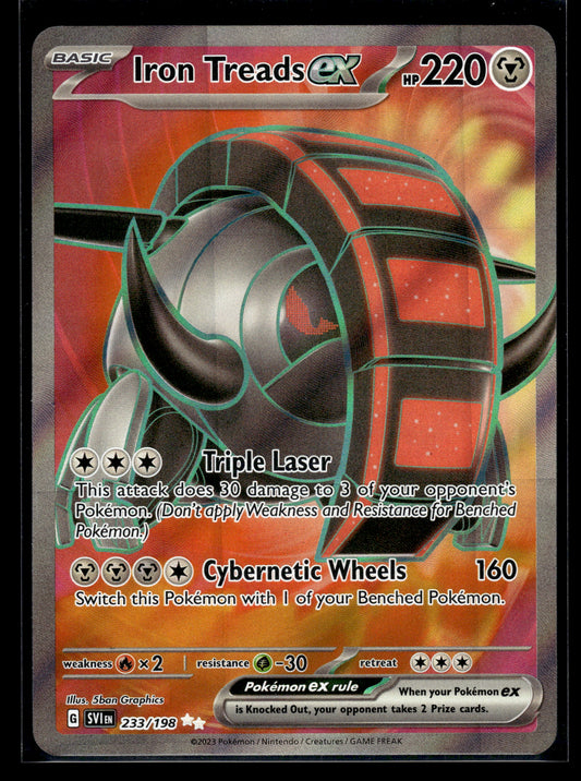 Iron Treads ex #233/198 Scarlet & Violet Base Set LP