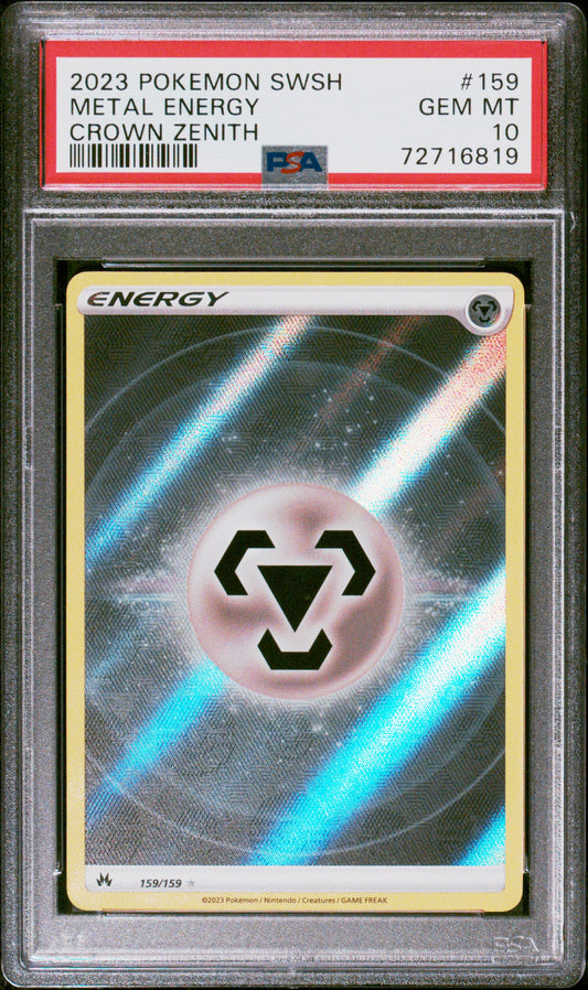 PSA 10 Metal Energy #159 Crown Zenith