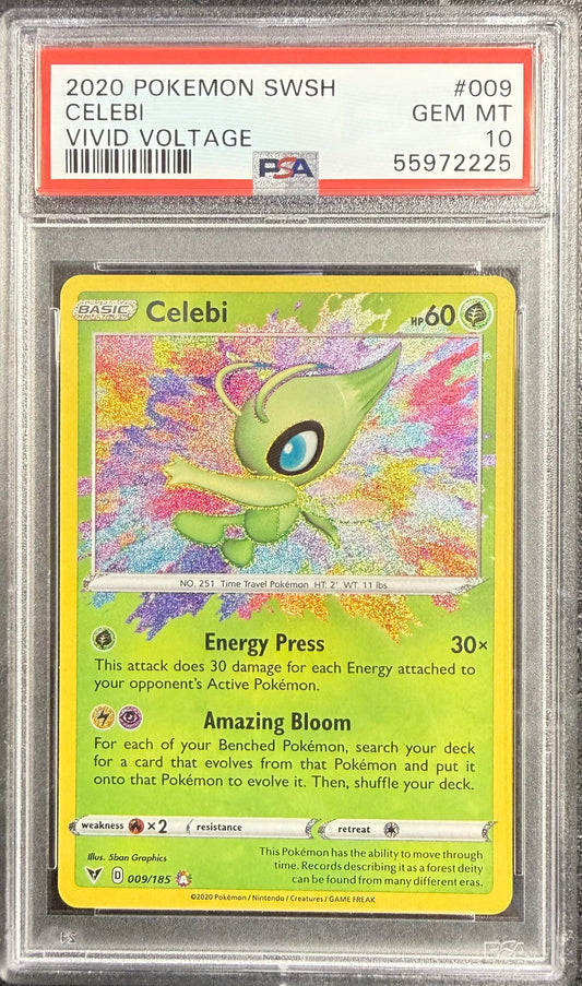 PSA 10 Celebi #009 Vivid Voltage