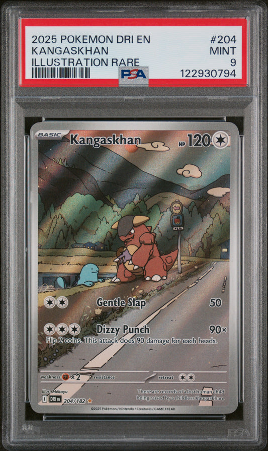 PSA 9 Kangaskhan #204 Destined Rivals