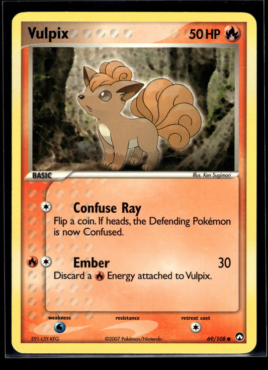 Vulpix #69/108 Power Keepers LP