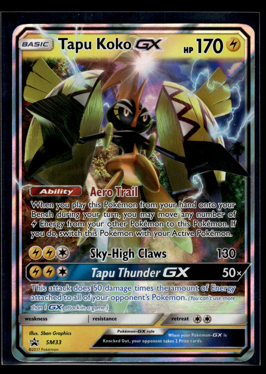 Tapu Koko GX #SM33 SM Promos MP