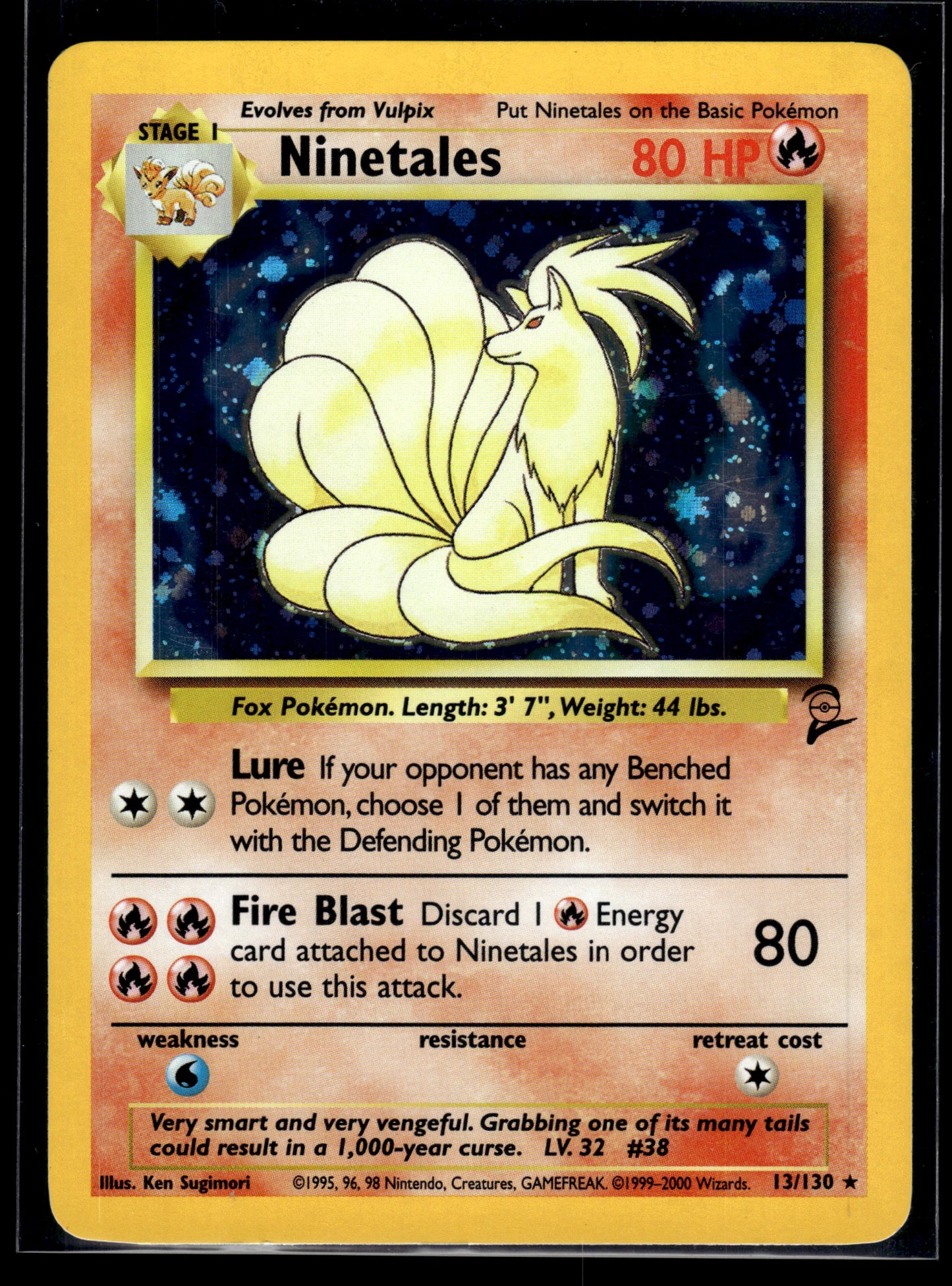 Ninetales #013/130 Base Set 2 LP