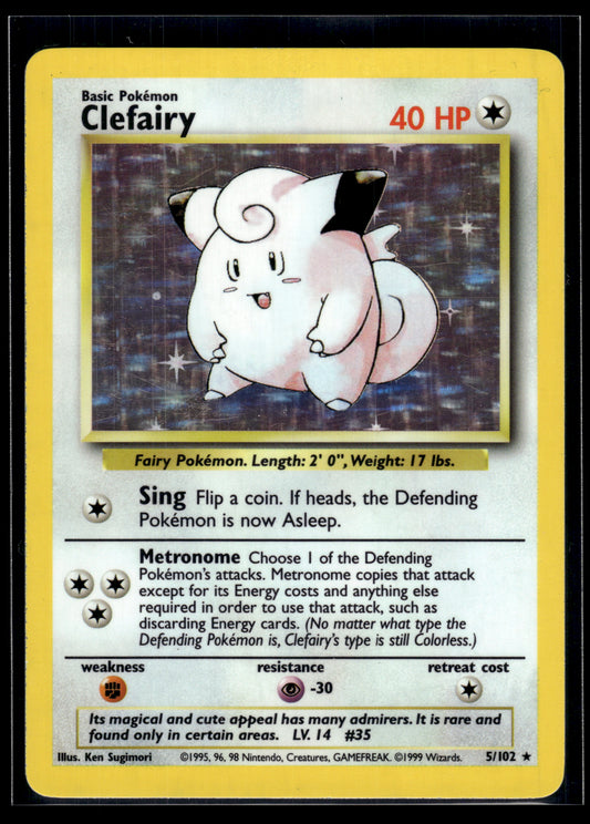 Clefairy #005/102 Base Set LP