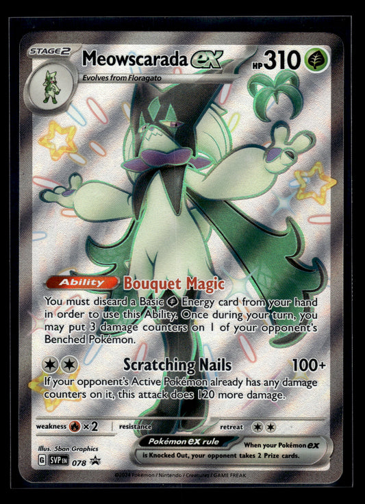 Meowscarada ex #078 Scarlet & Violet Promo Cards VLP