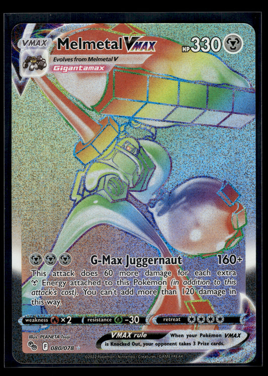 Melmetal VMAX (Secret) #080/078 Pokemon GO NM