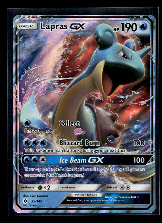 Lapras GX #35/149 SM Base Set LP
