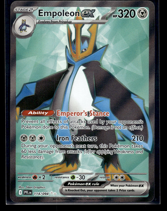 Empoleon ex #114/094 Phantasmal Flames VLP
