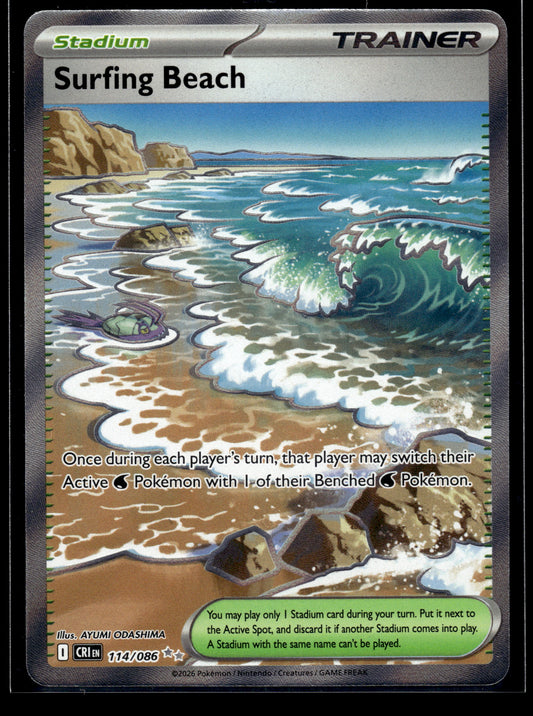 Surfing Beach #114/086 Chaos Rising NM