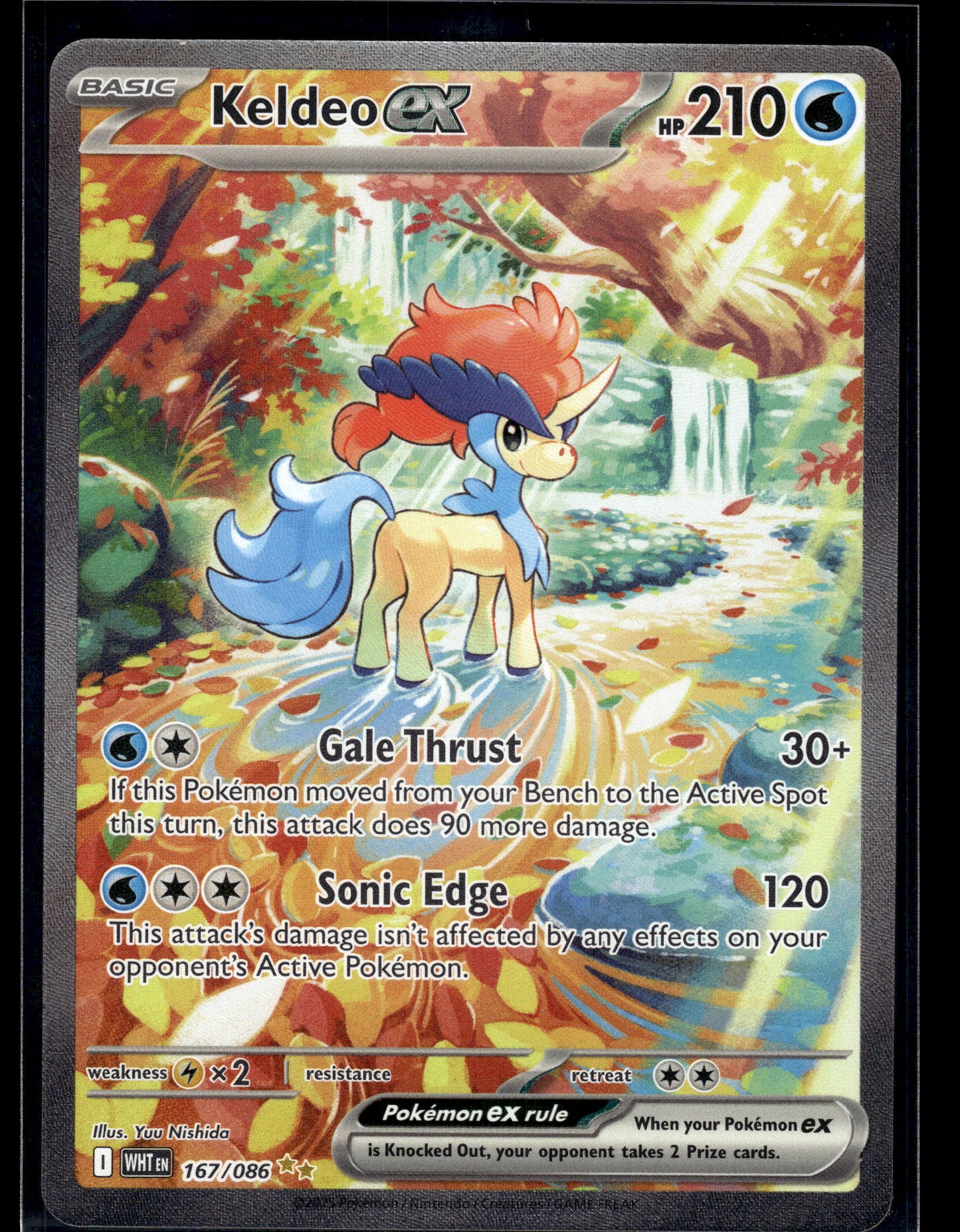 Keldeo ex #167/086 White Flare VLP
