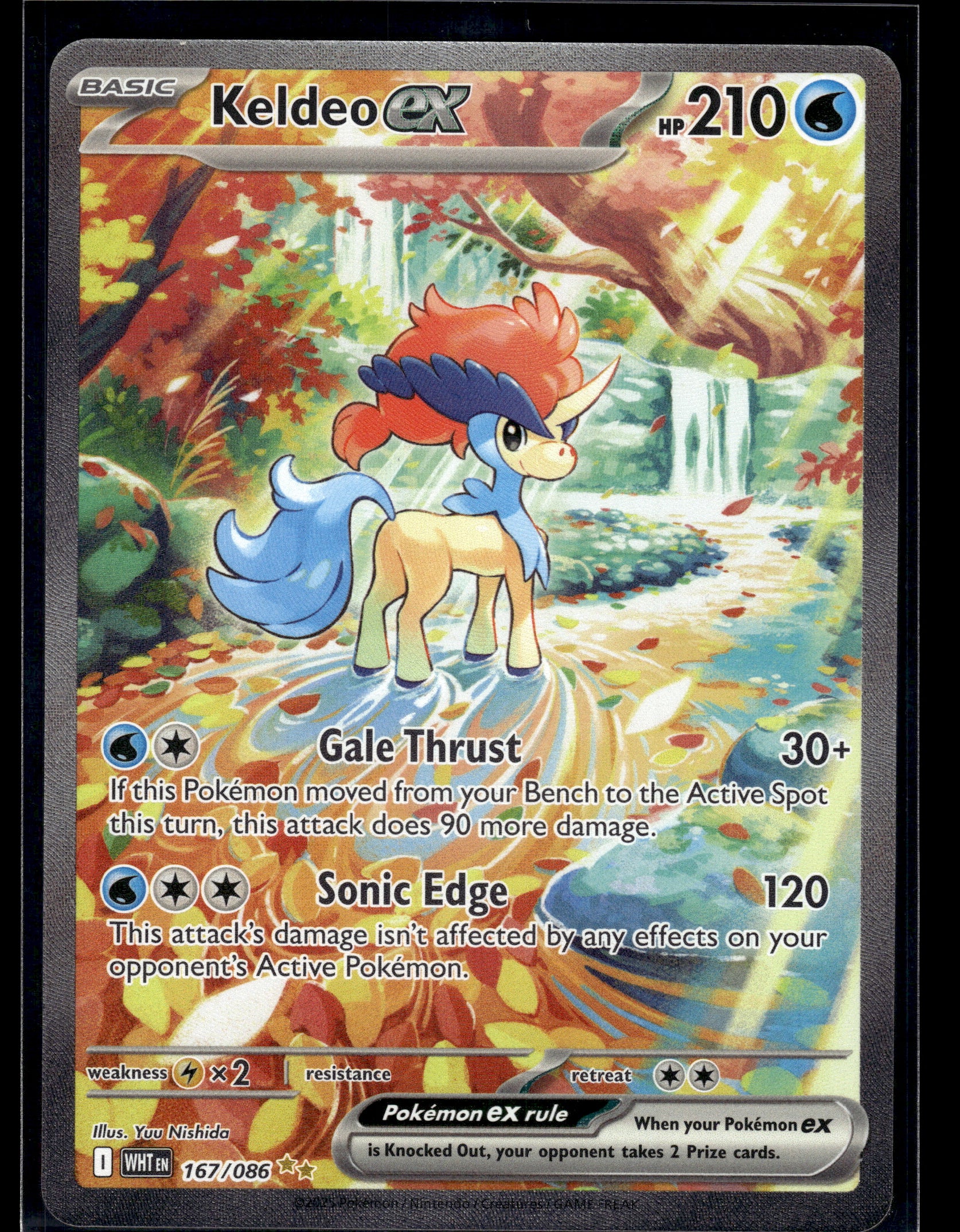 Keldeo ex #167/086 White Flare VLP