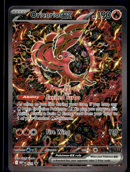 Oricorio ex #024 Mega Evolution Promo NM