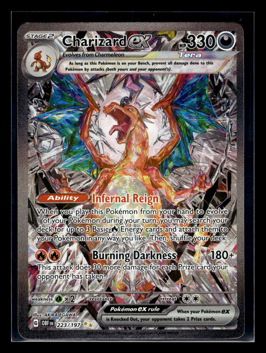 Charizard ex #223/197 Obsidian Flames LP