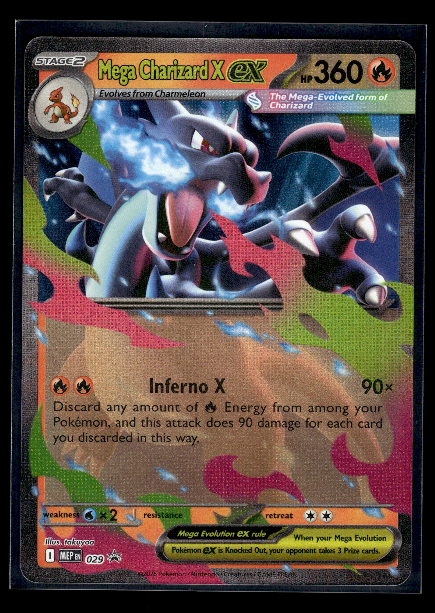 Mega Charizard X ex #029 Mega Evolution Promo VLP