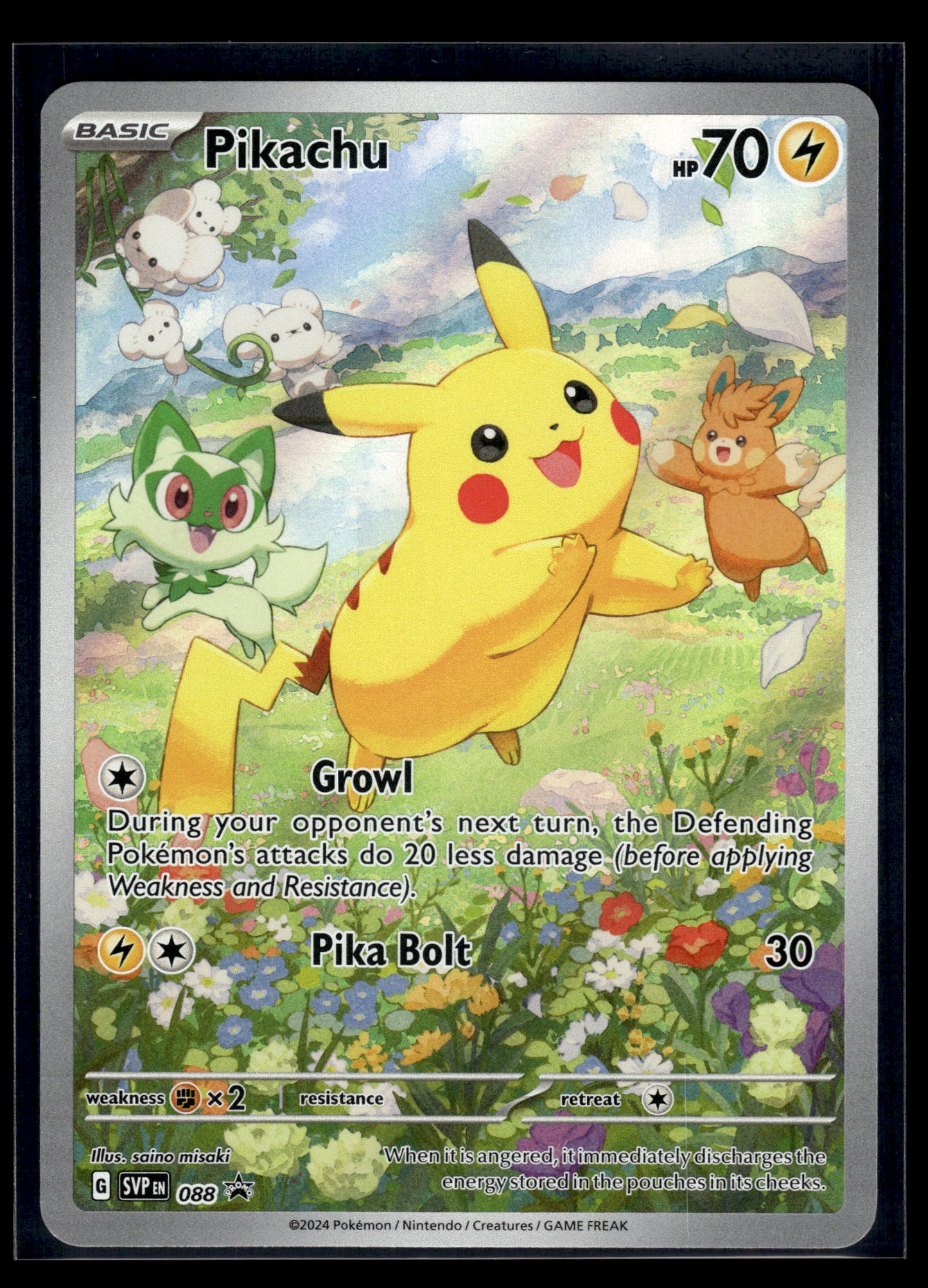 Pikachu #088 Scarlet & Violet Promo VLP