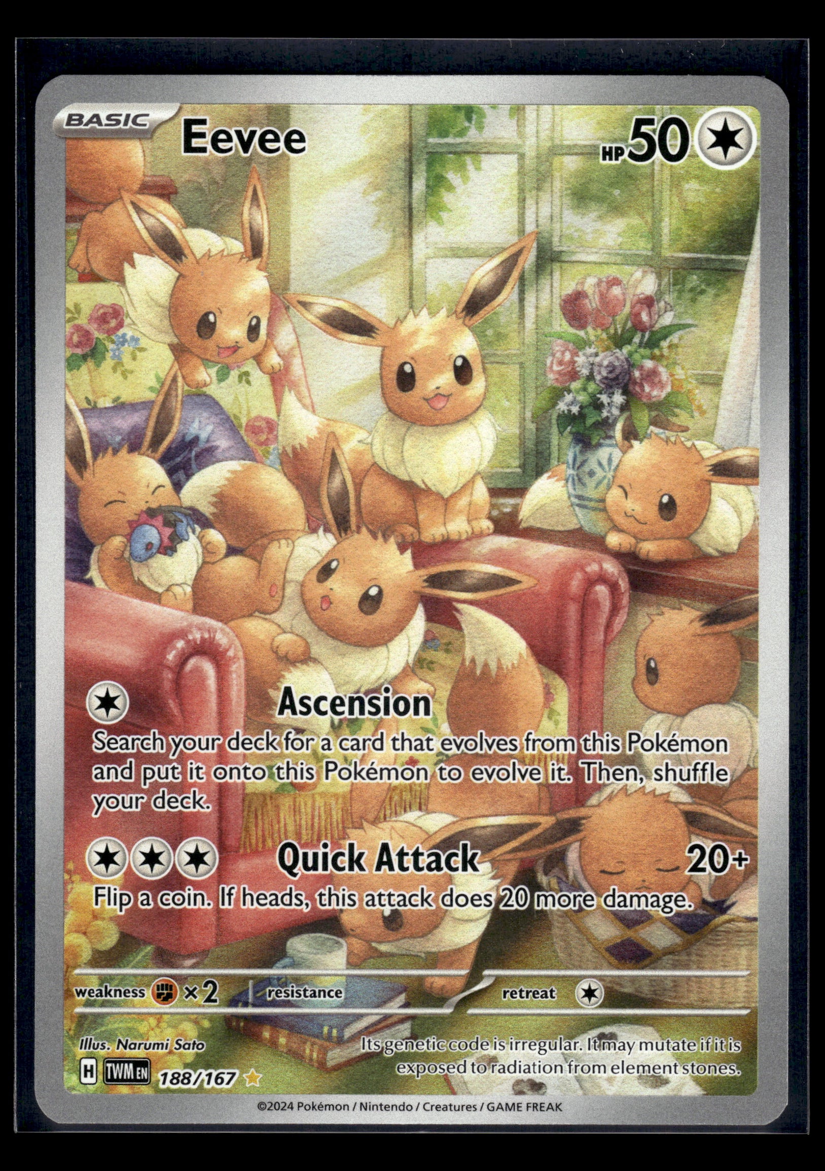 Eevee #188/167 Twilight Masquerade LP