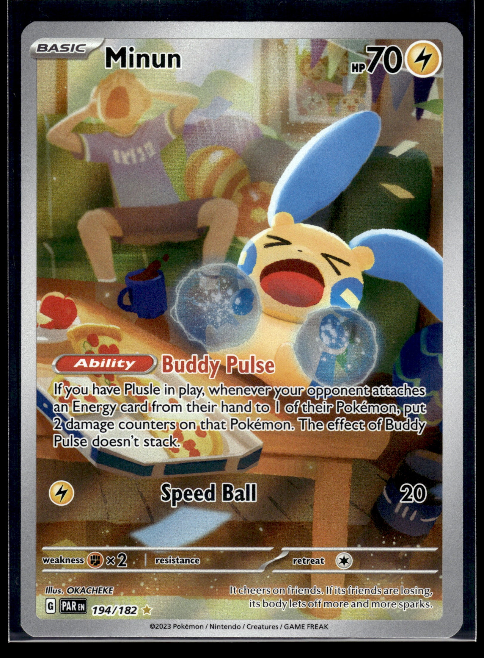 Minun #194/182 Paradox Rift VLP