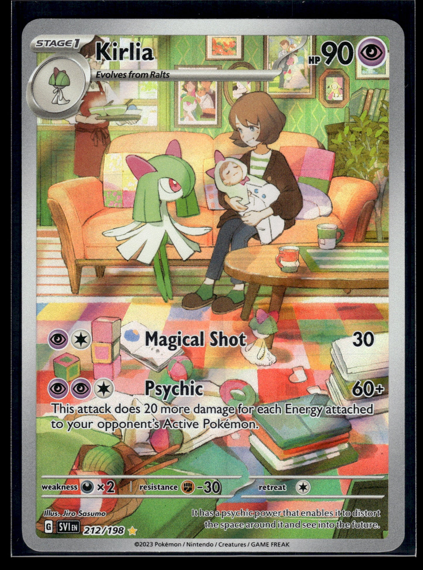 Kirlia #212/198 Scarlet & Violet Base Set LP