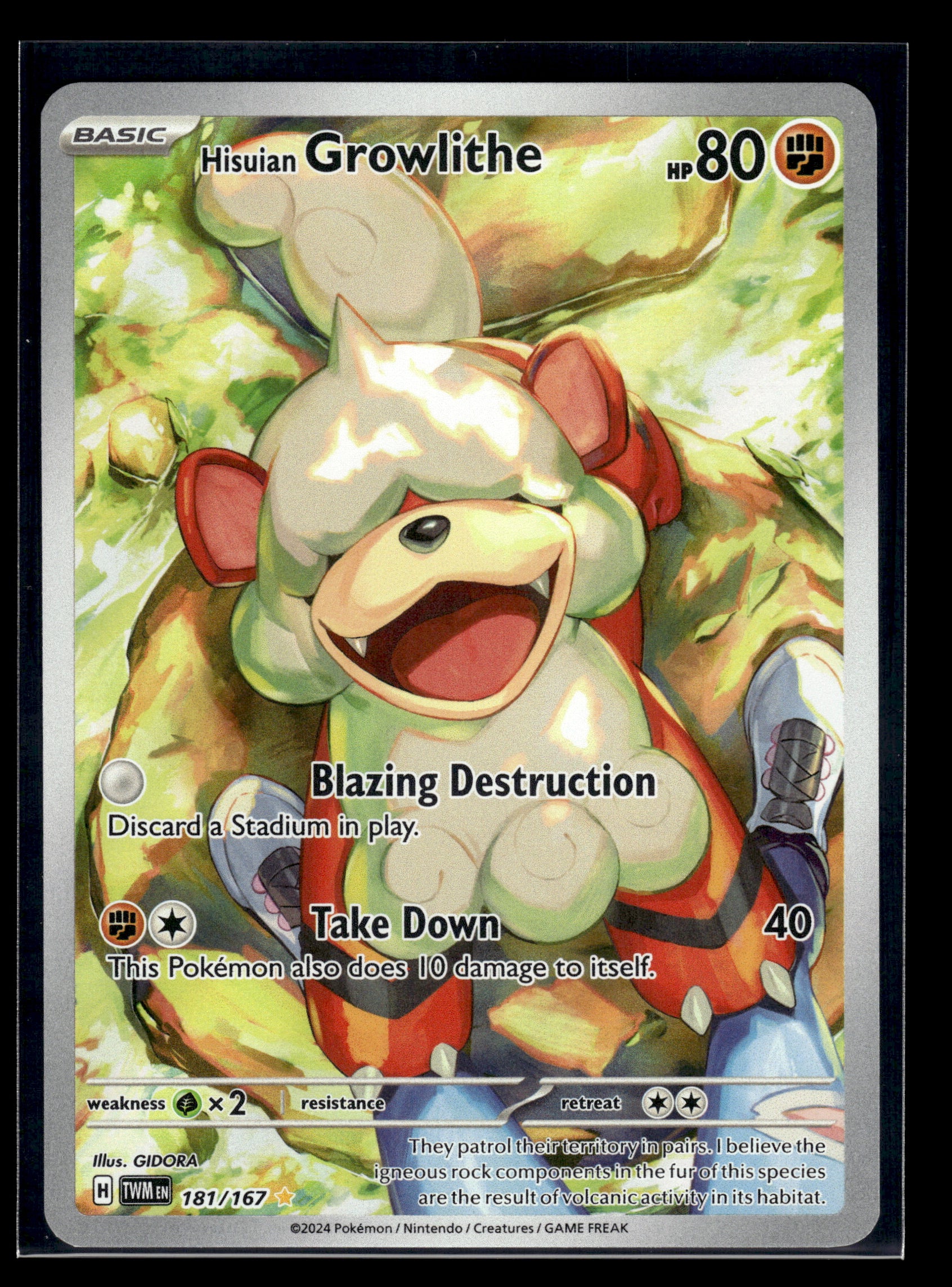 Hisuian Growlithe #181/167 Twilight Masquerade LP