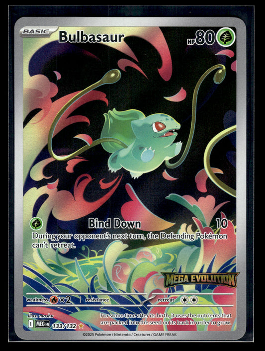 Bulbasaur #133/132 STAMPED Mega Evolution LP