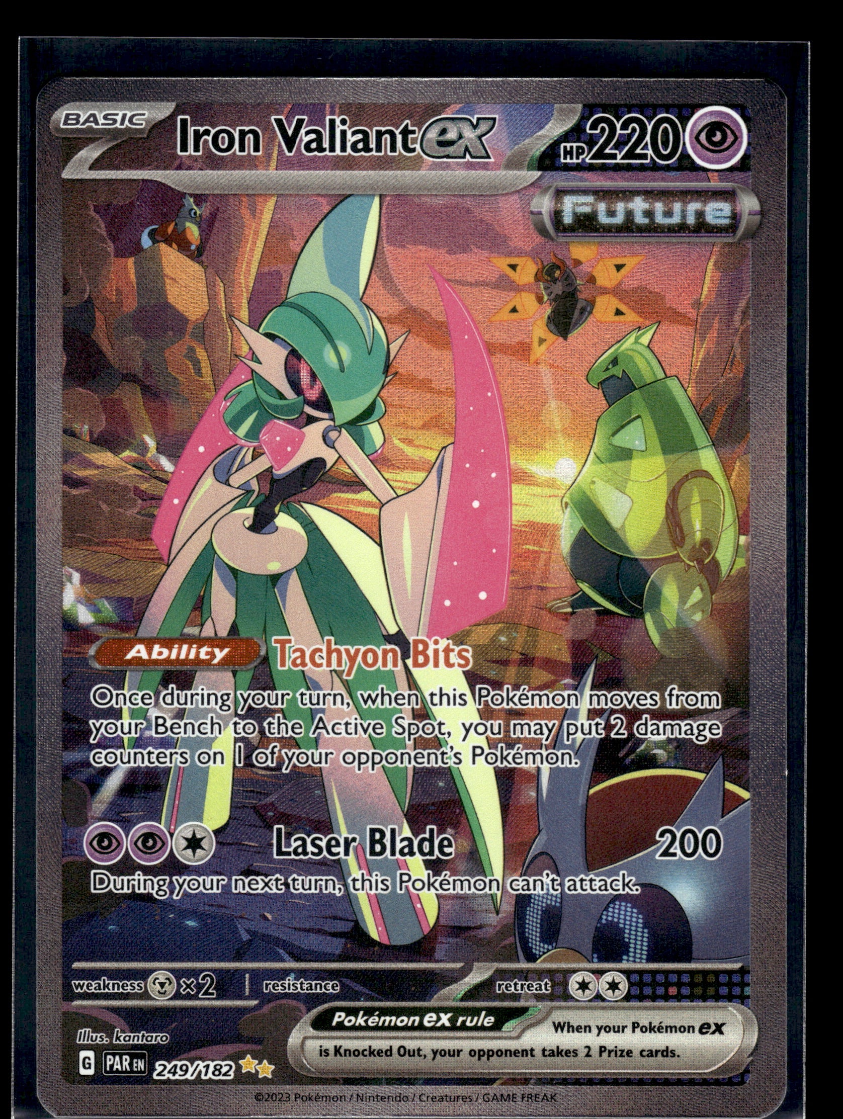 Iron Valiant ex #249/182 Paradox Rift LP