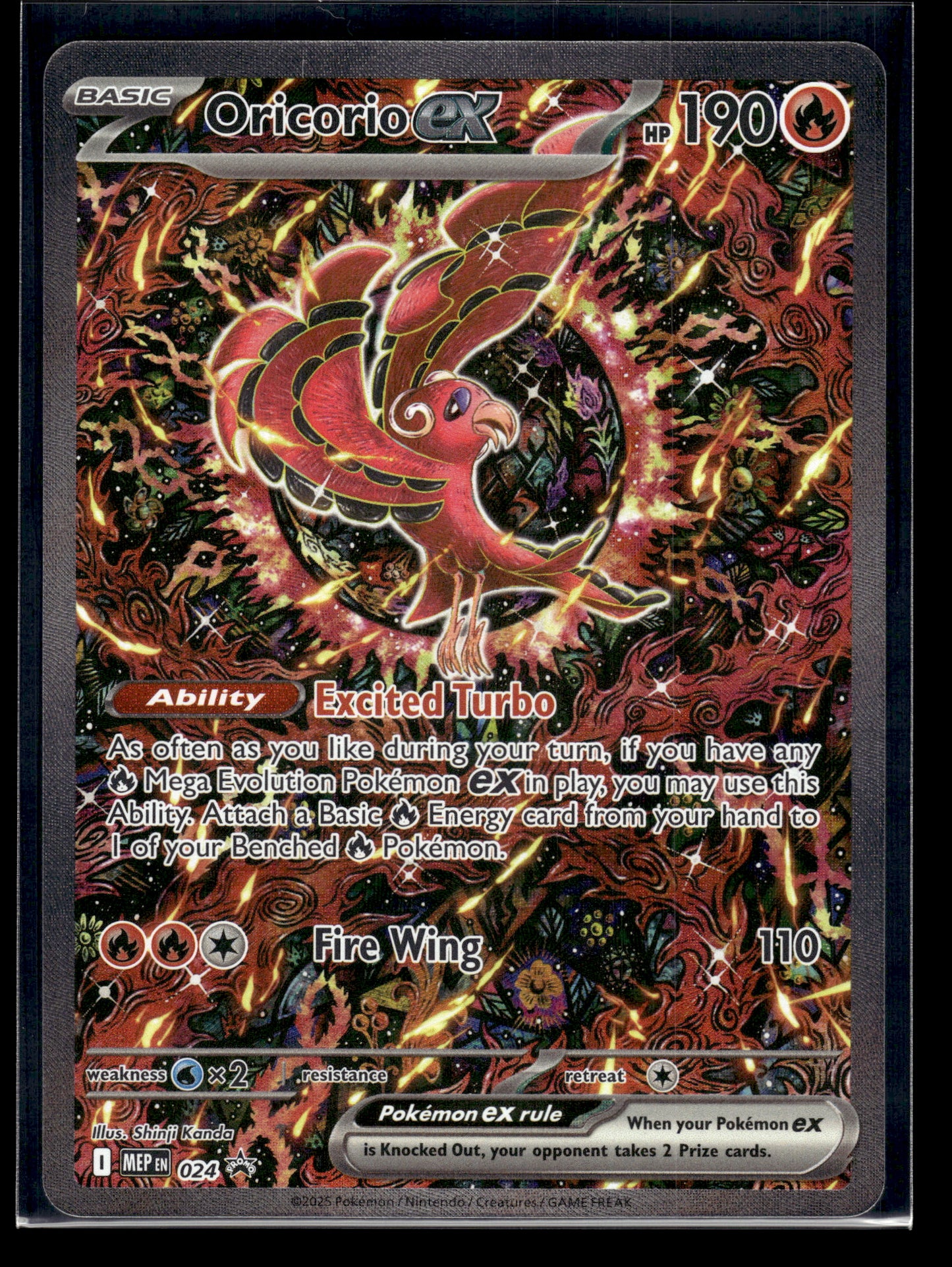Oricorio ex #024 Mega Evolution Promo NM