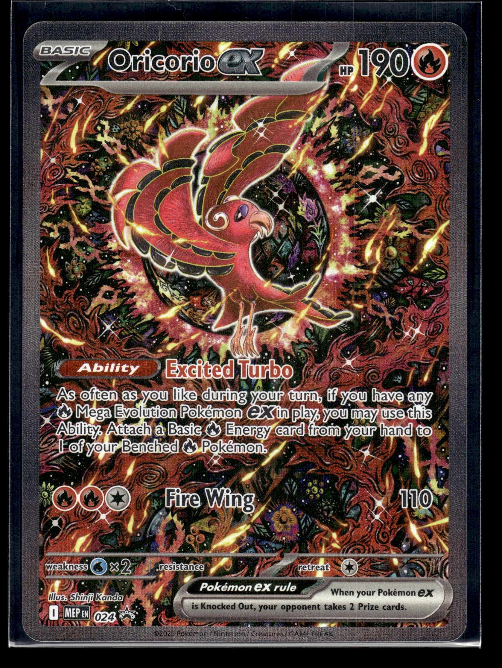 Oricorio ex #024 Mega Evolution Promo NM