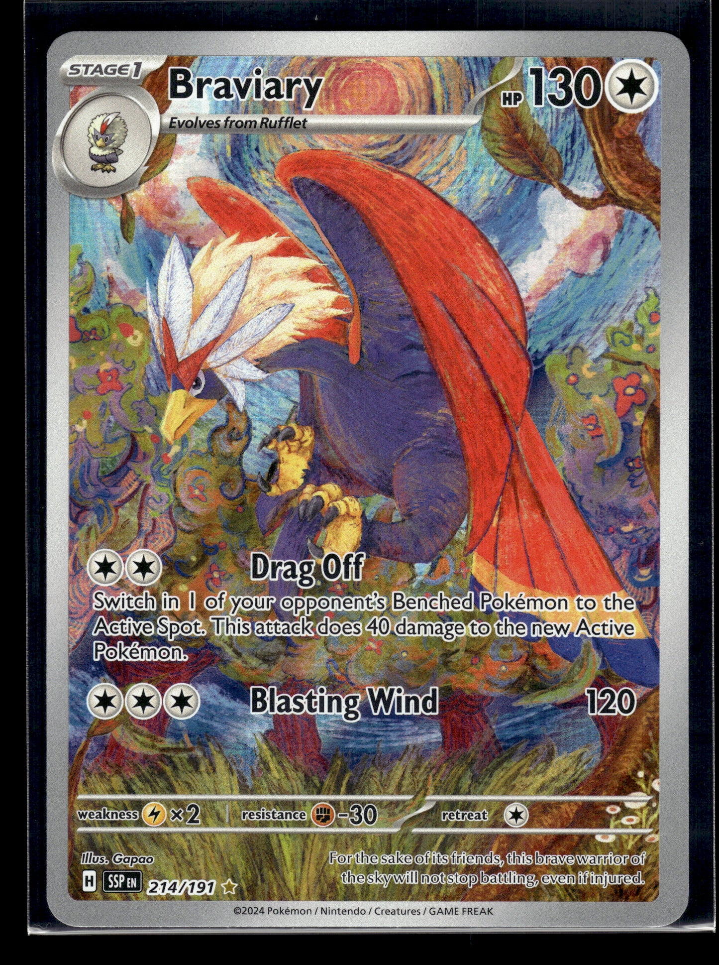 Braviary #214/191 Surging Sparks VLP