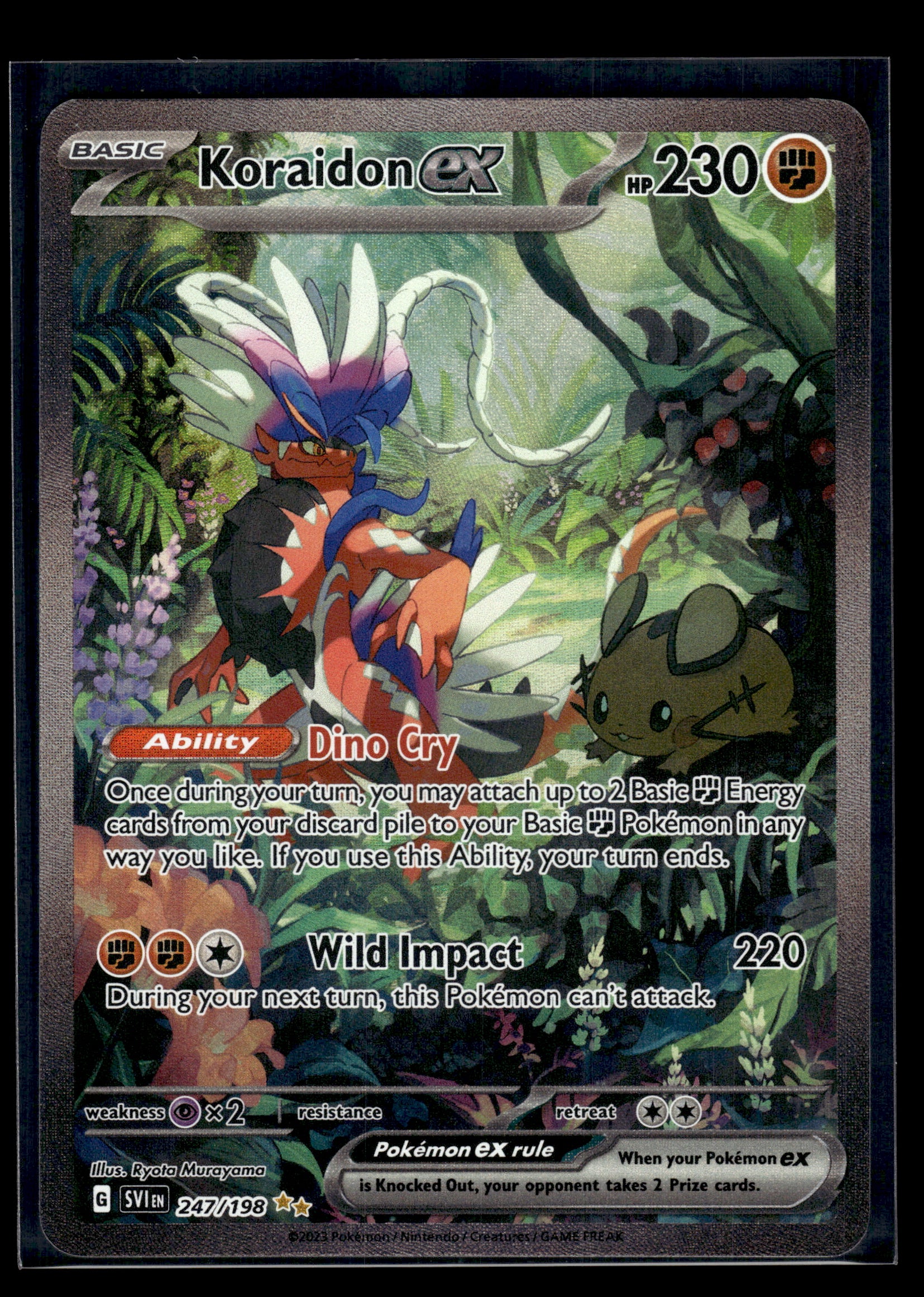 Koraidon ex #247/198 Scarlet & Violet Base Set VLP