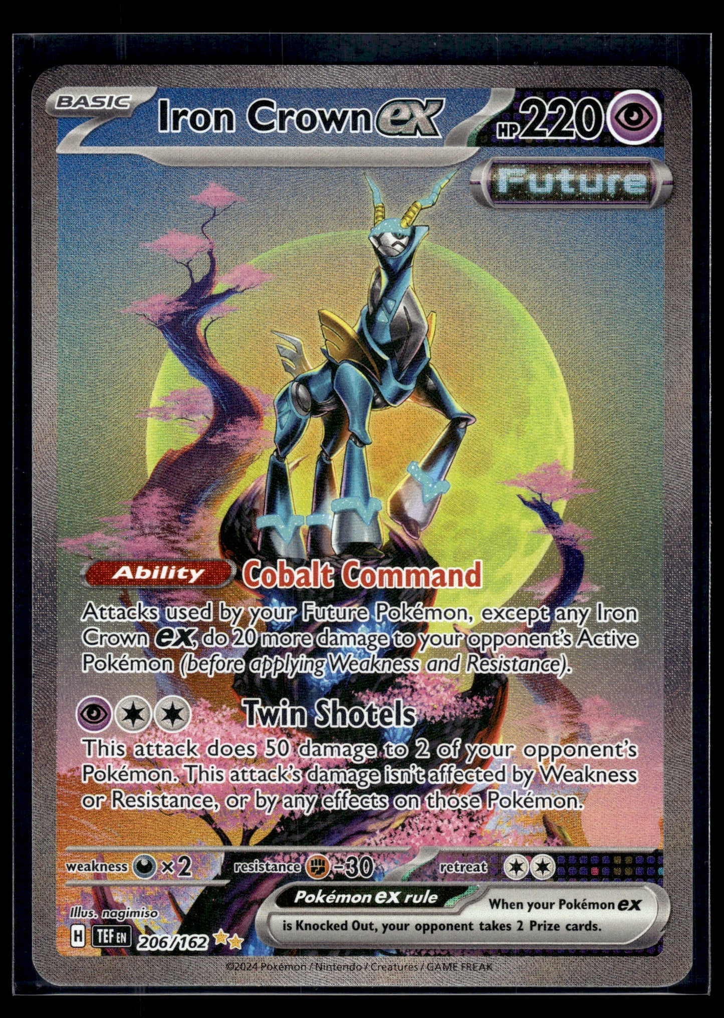 Iron Crown ex #206/162 Temporal Forces VLP