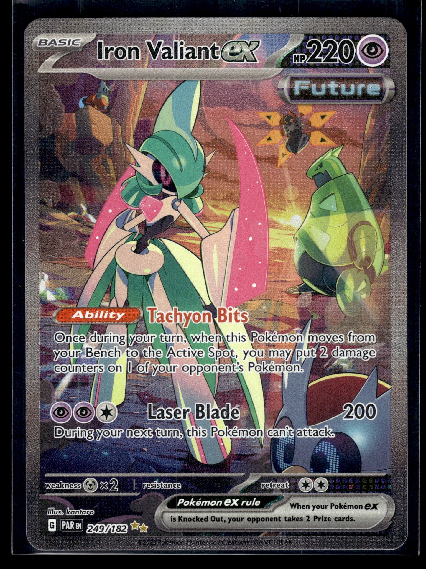 Iron Valiant ex #249/182 Paradox Rift LP