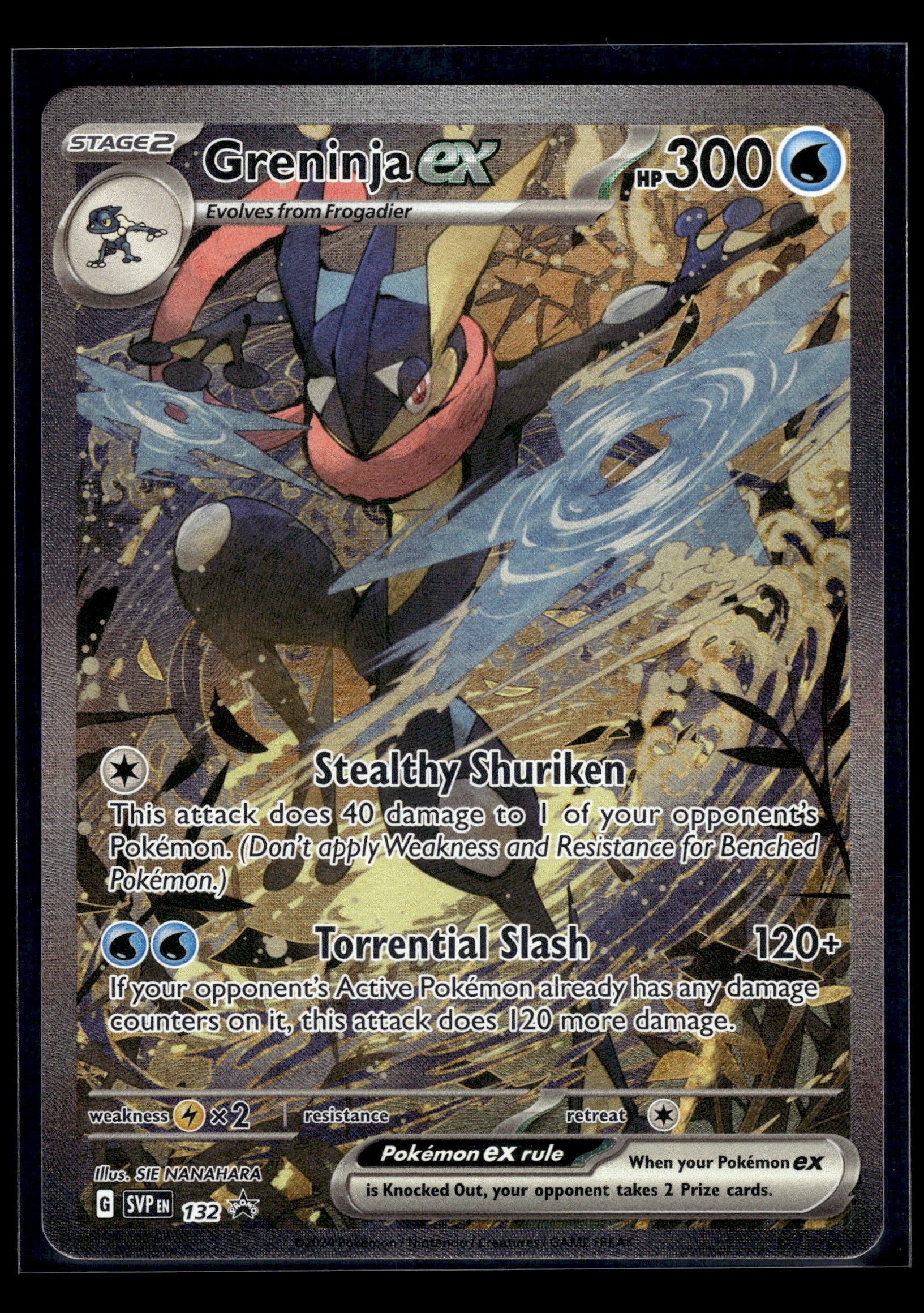 Greninja ex #132 Scarlet & Violet Promo VLP